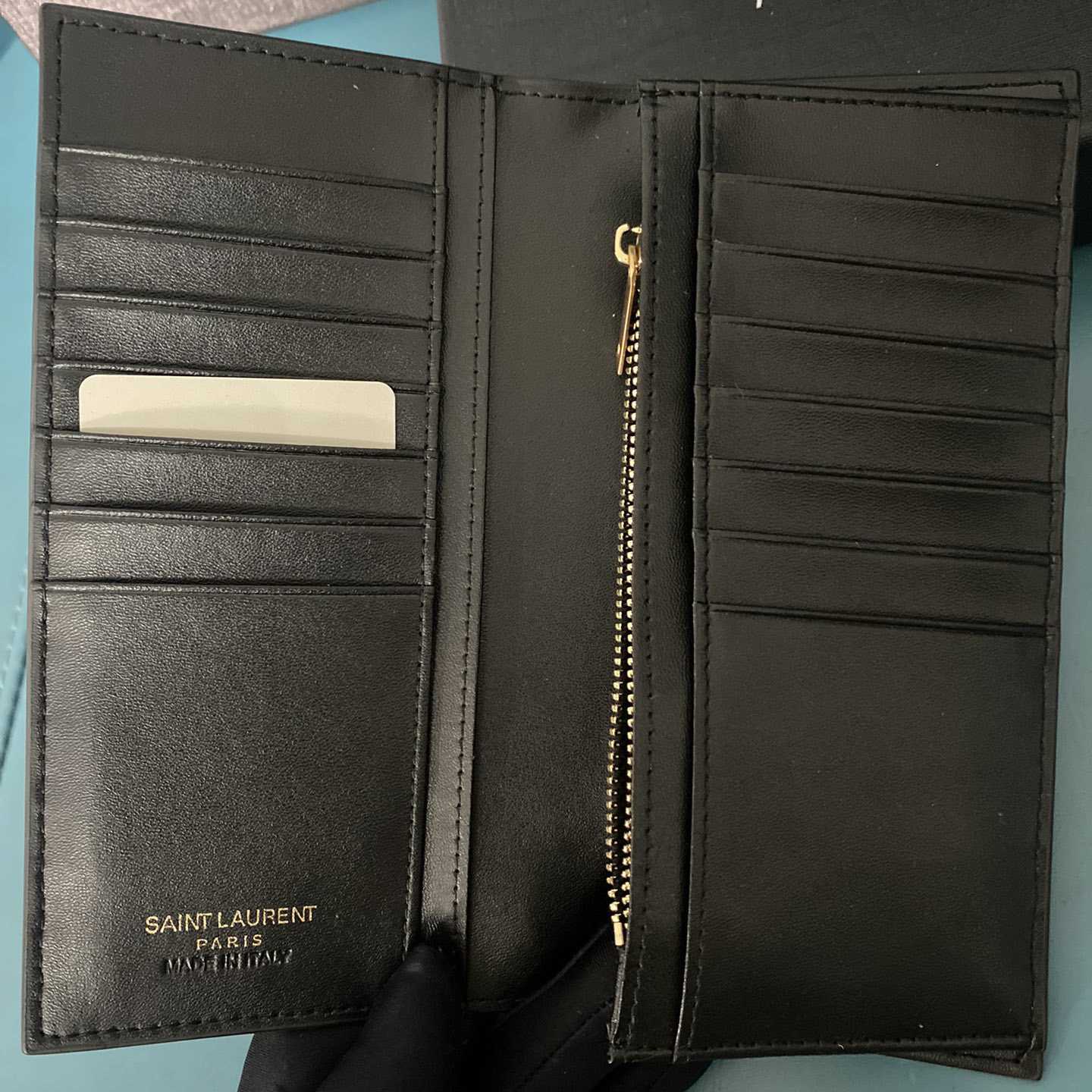 Saint Laurent Monogram Embossed Pouch  (18-12-2.5cm) - DopestKickz