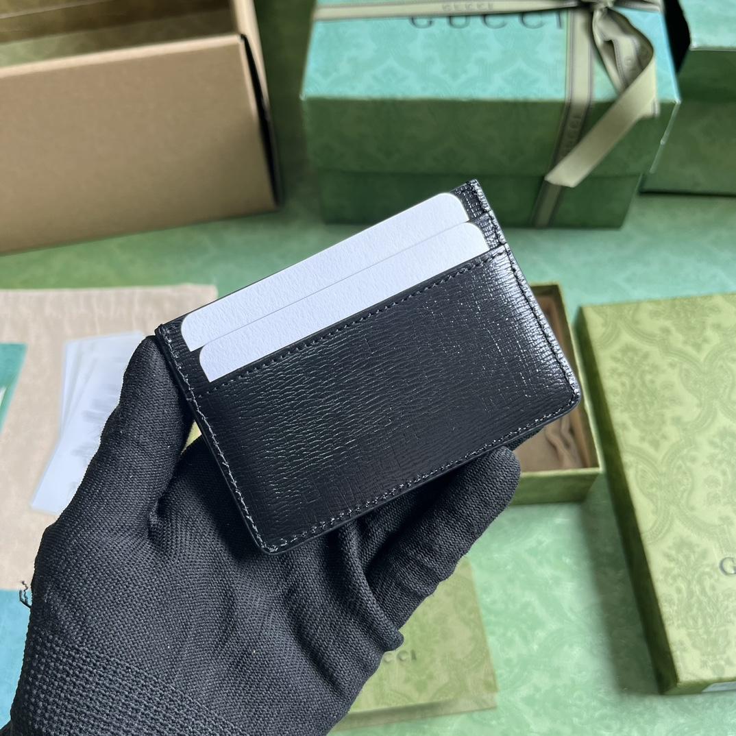 Gucci Card Case With Gucci Script - DopestKickz