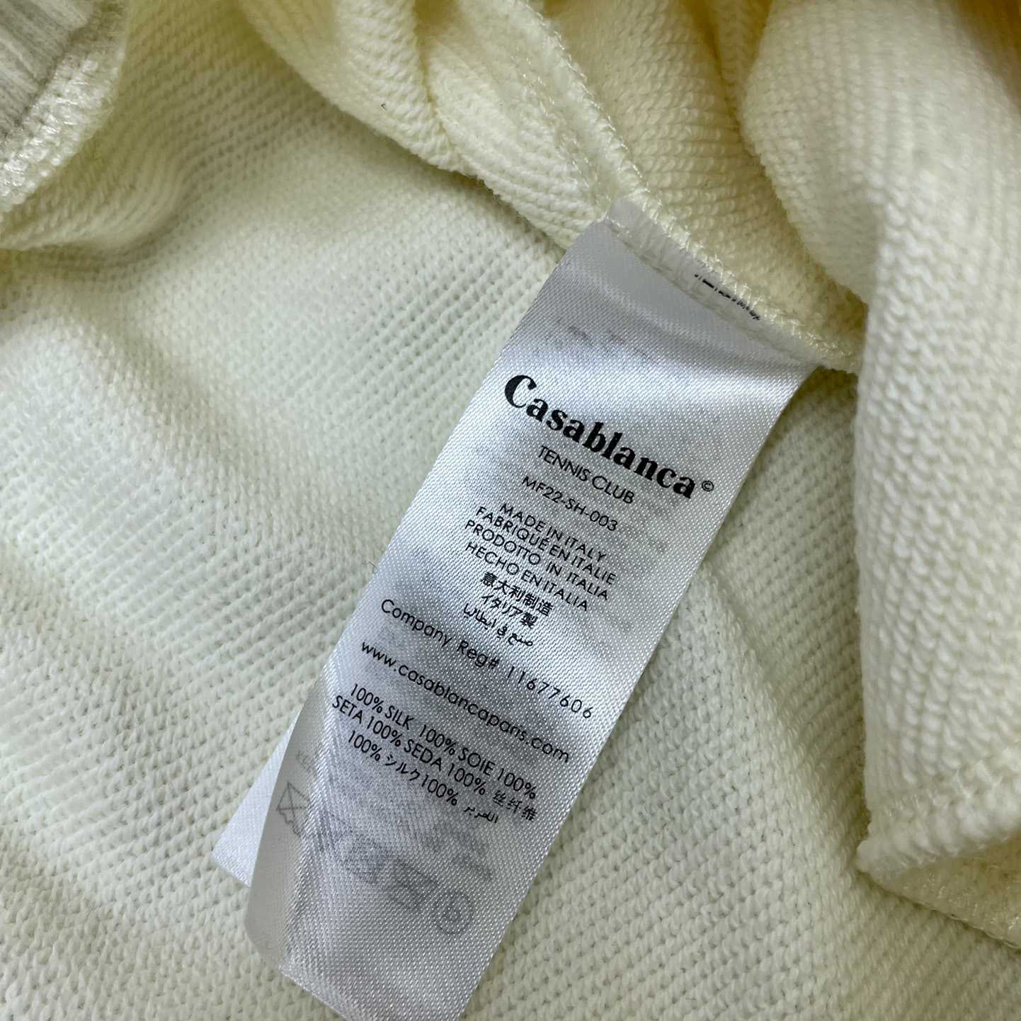Casablanca Tennis Club Icon Embroidered Shorts - DopestKickz