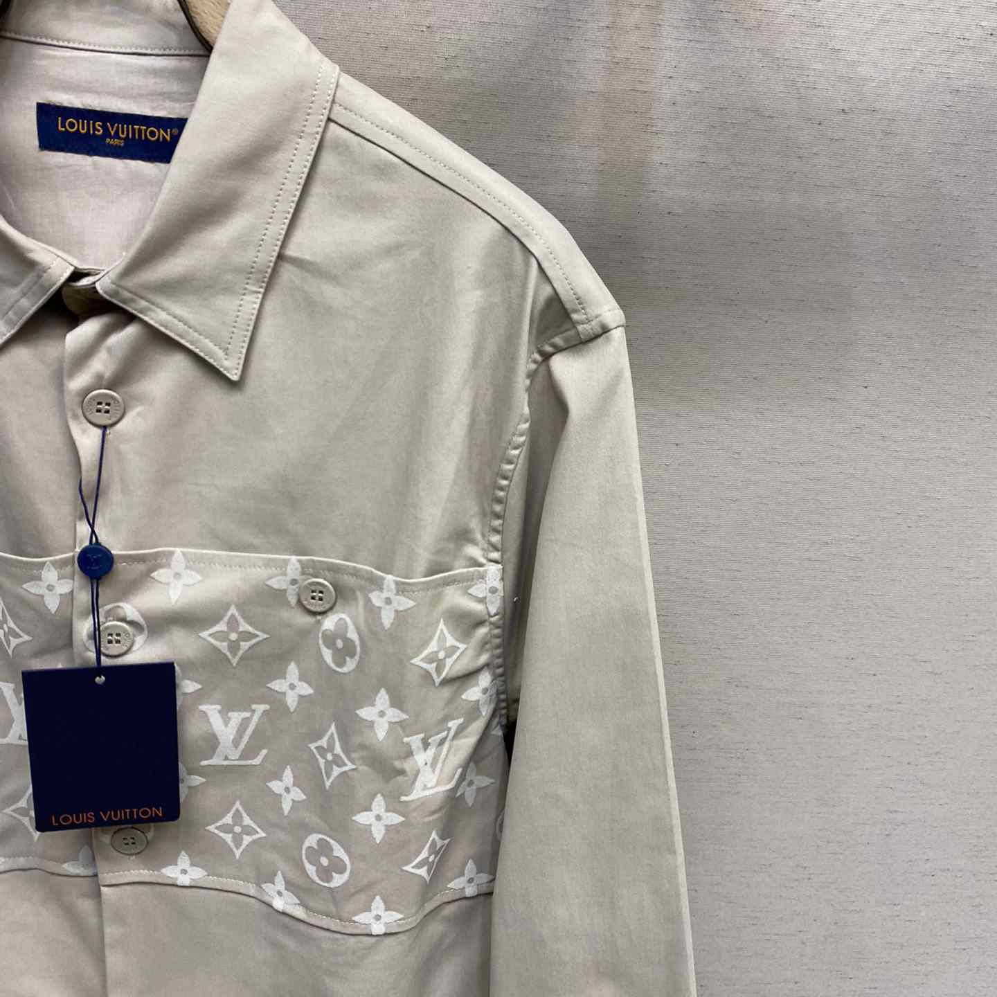 Louis Vuitton Flocked Casual Cotton Overshirt - DopestKickz