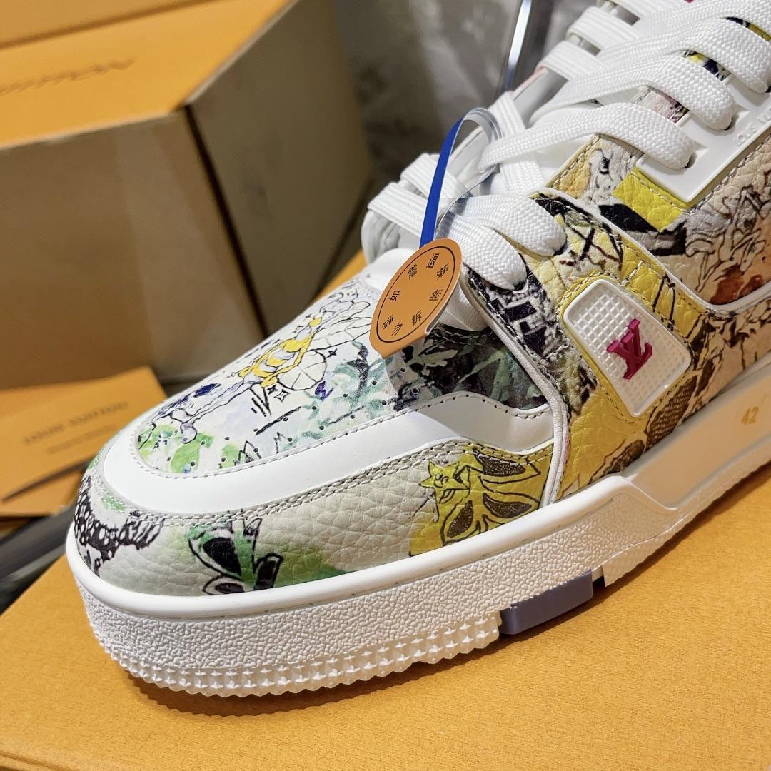 Louis Vuitton LV Trainer Sneaker   1AARXS - DopestKickz