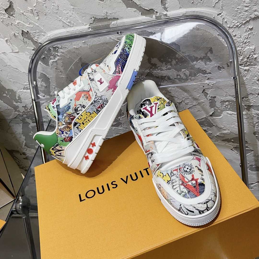 Louis Vuitton LV Trainer Sneaker   1AARXS - DopestKickz