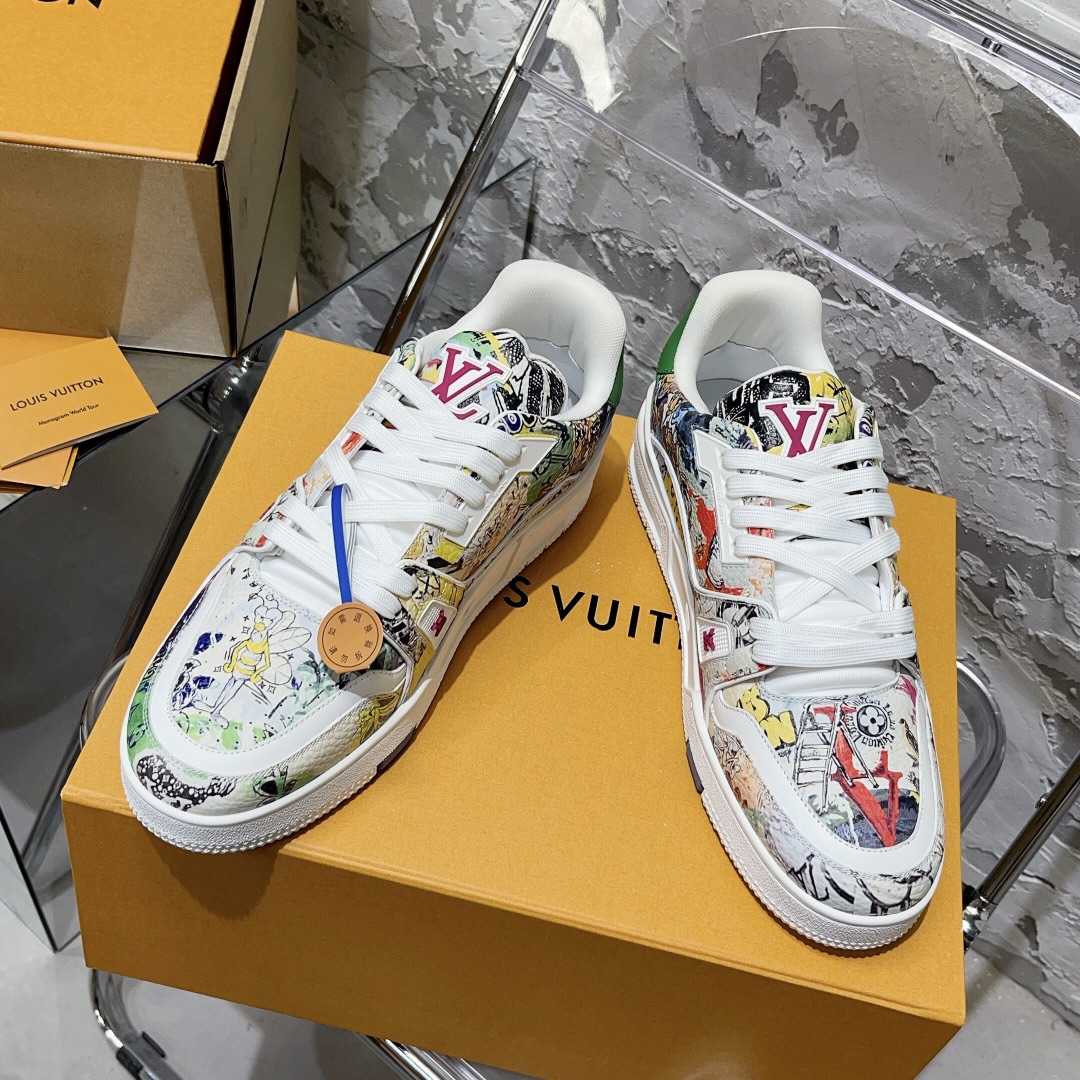 Louis Vuitton LV Trainer Sneaker   1AARXS - DopestKickz