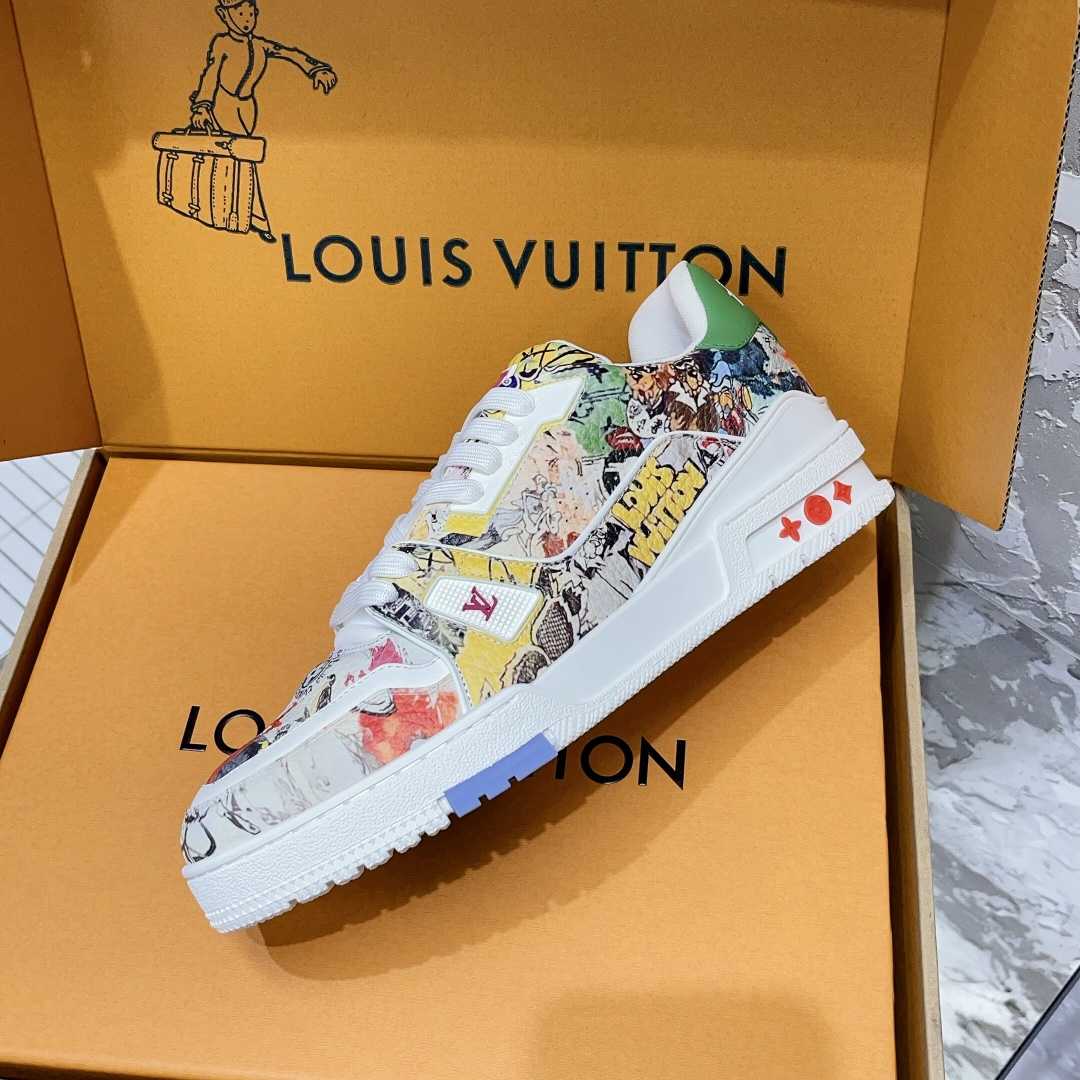 Louis Vuitton LV Trainer Sneaker   1AARXS - DopestKickz