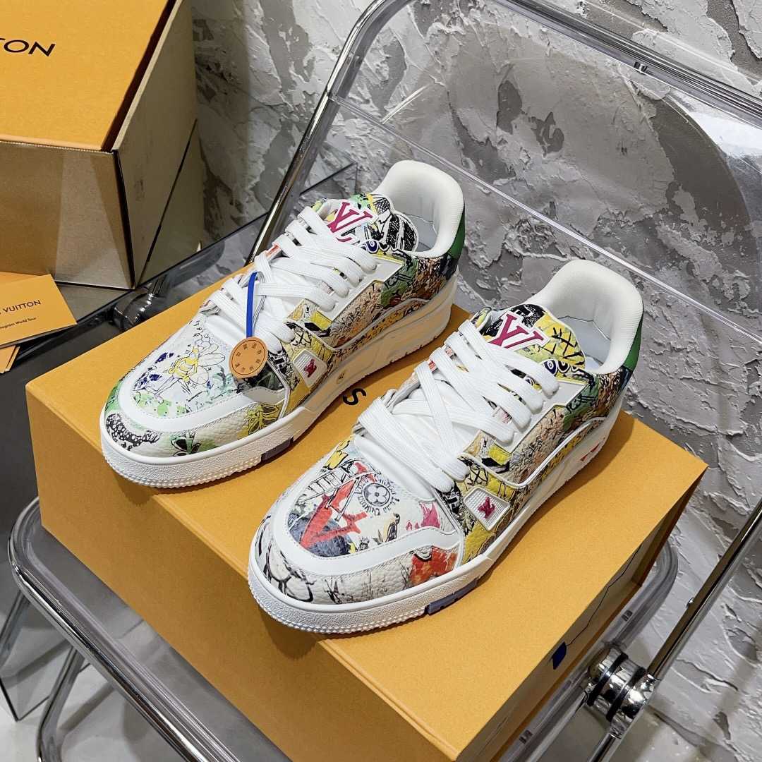 Louis Vuitton LV Trainer Sneaker   1AARXS - DopestKickz