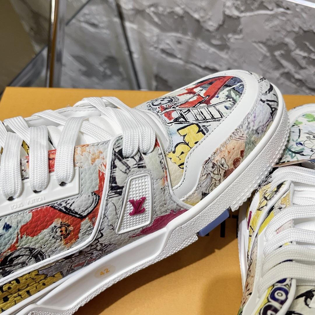 Louis Vuitton LV Trainer Sneaker   1AARXS - DopestKickz