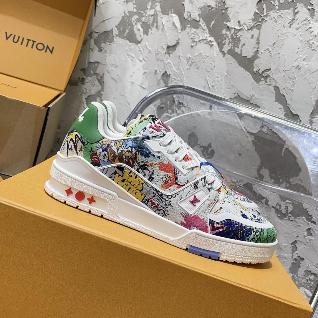 Louis Vuitton LV Trainer Sneaker   1AARXS - DopestKickz