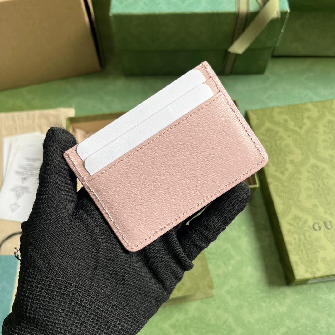 Gucci Card Case With Gucci Script - DopestKickz