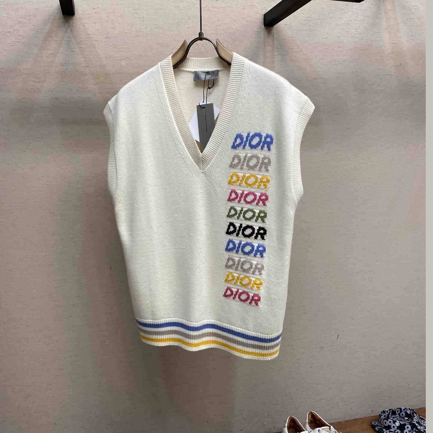 Dior Sleeveless Sweater - DopestKickz