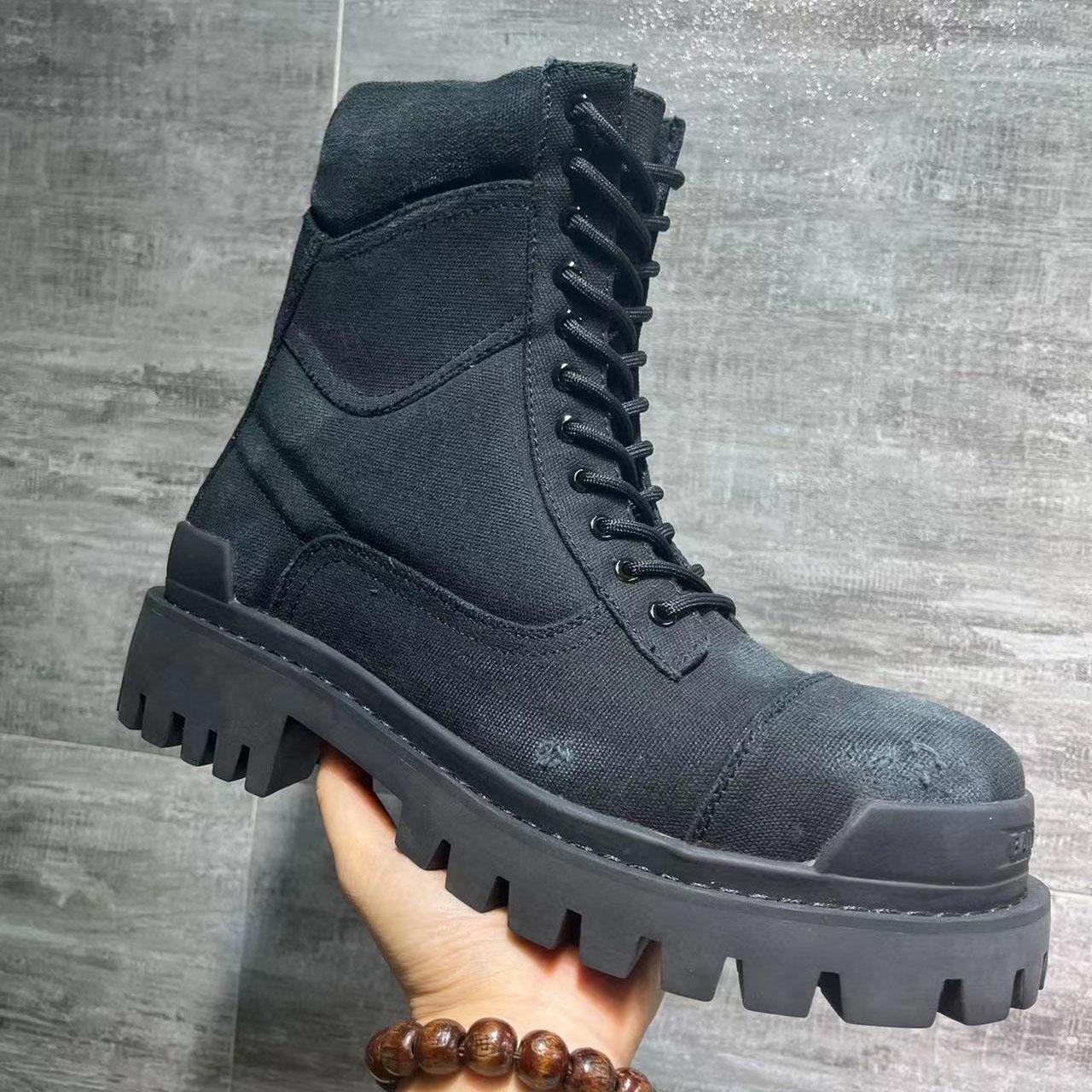 Balenciaga Men's Combat Strike 20mm Boot - DopestKickz