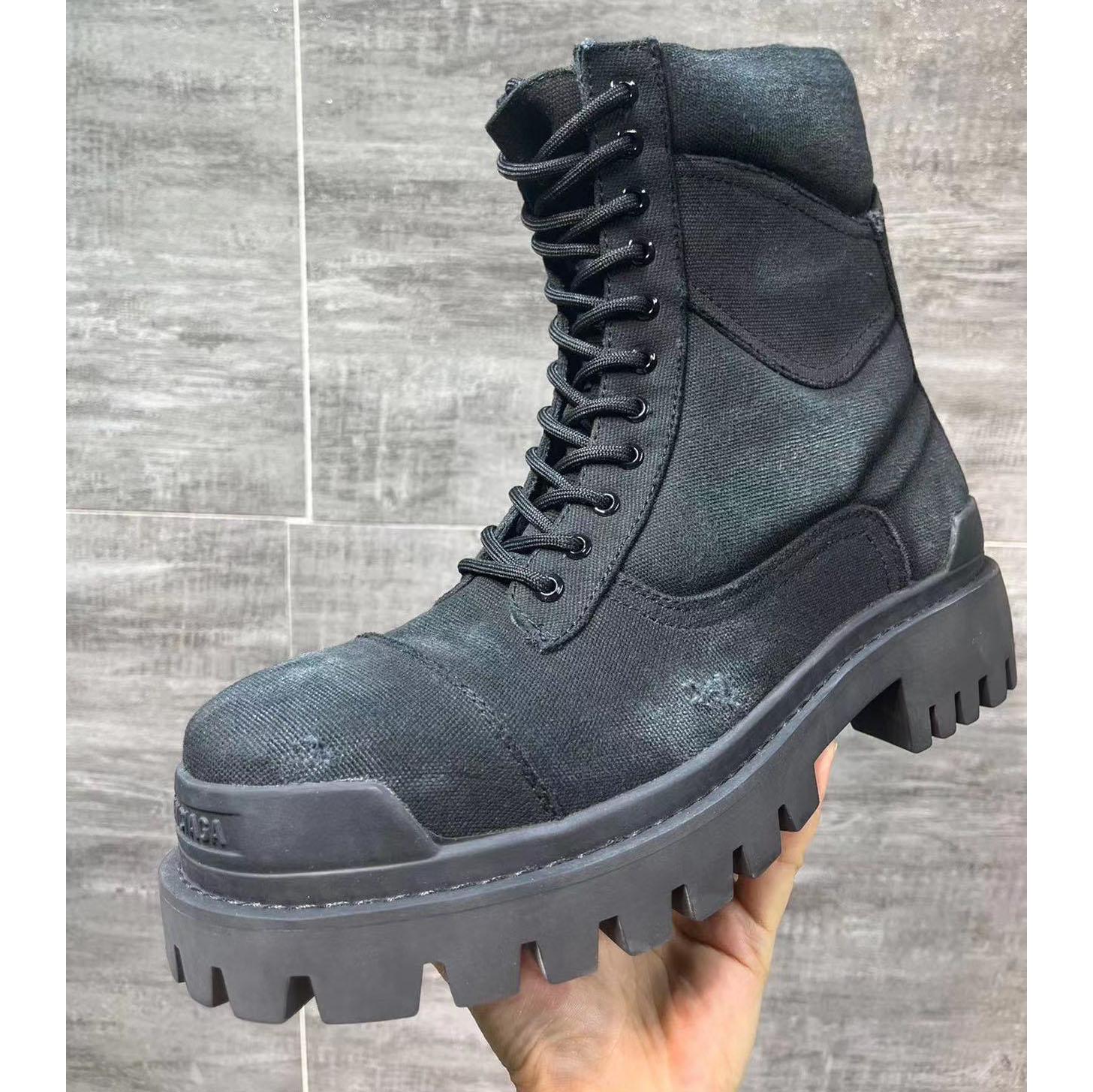 Balenciaga Men's Combat Strike 20mm Boot - DopestKickz