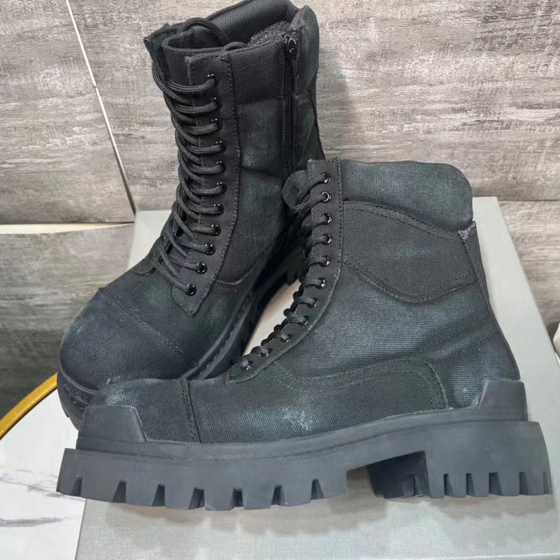 Balenciaga Men's Combat Strike 20mm Boot - DopestKickz
