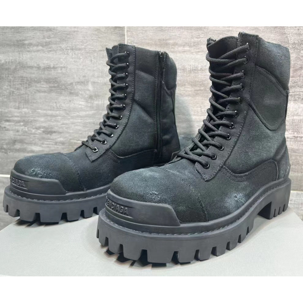 Balenciaga Men's Combat Strike 20mm Boot - DopestKickz