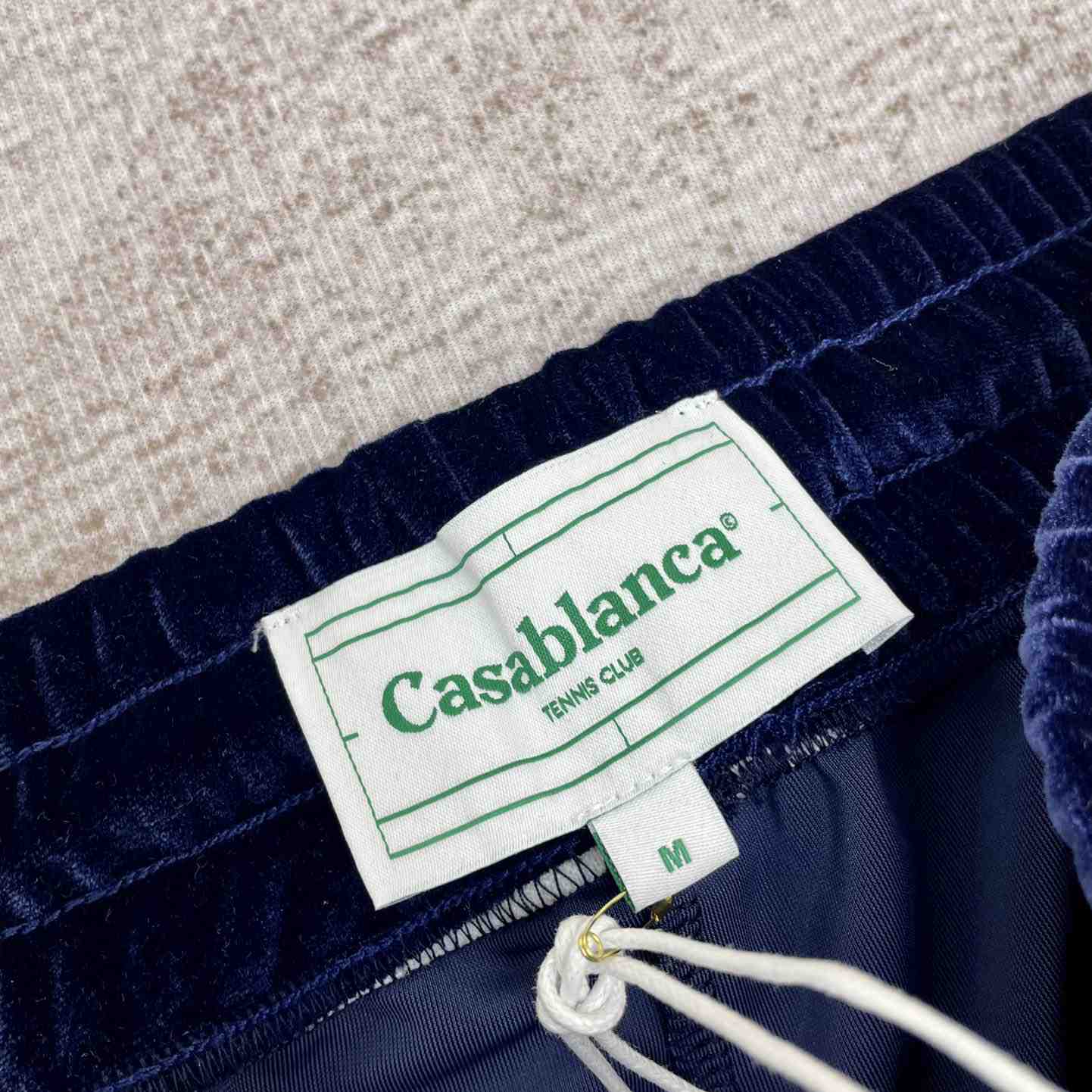 Casablanca Laurel Velour Tracksuit Bottoms - DopestKickz