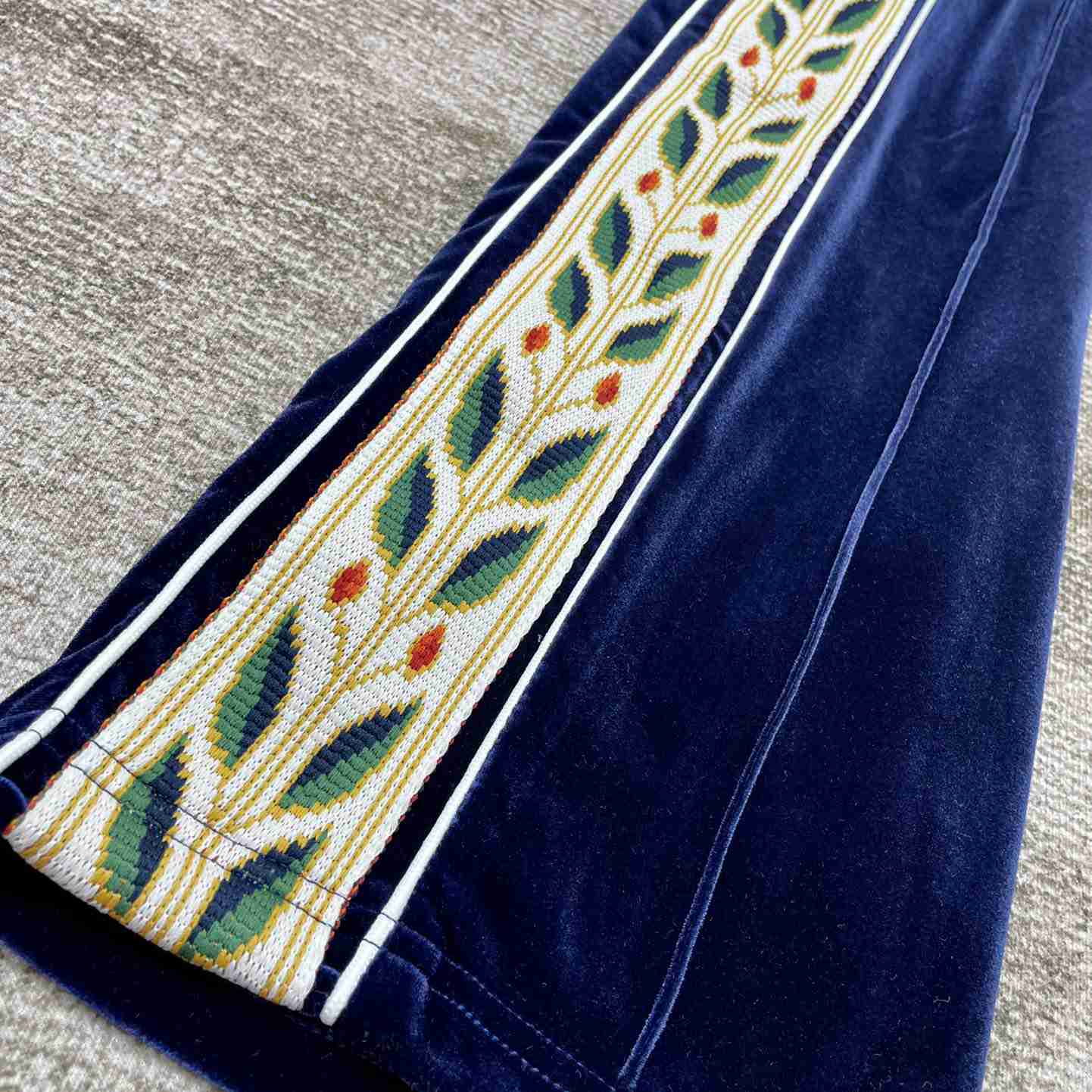 Casablanca Laurel Velour Tracksuit Bottoms - DopestKickz