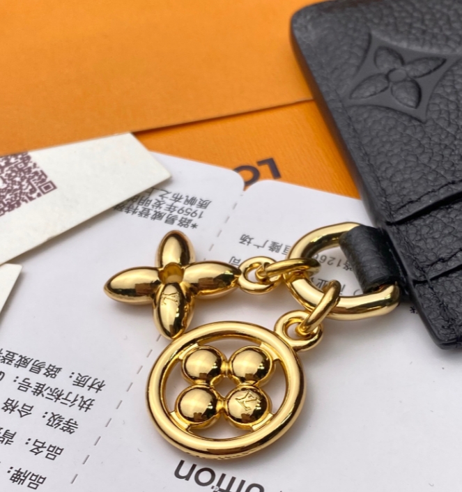LV Charms Card Holder 10.2 x 7.3 x 0.3cm - DopestKickz
