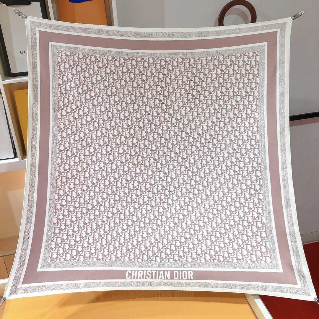 Dior Oblique Diortwin 90 Square Scarf - DopestKickz
