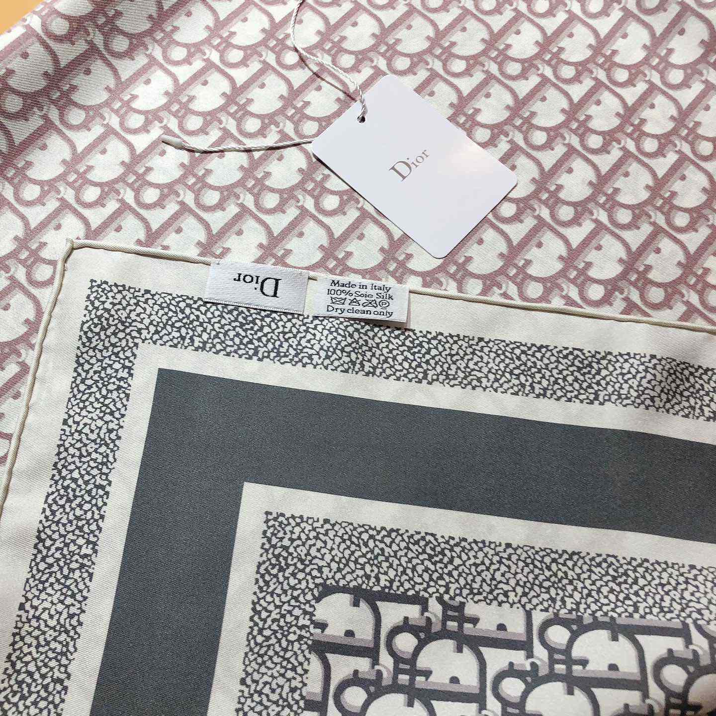 Dior Oblique Diortwin 90 Square Scarf - DopestKickz