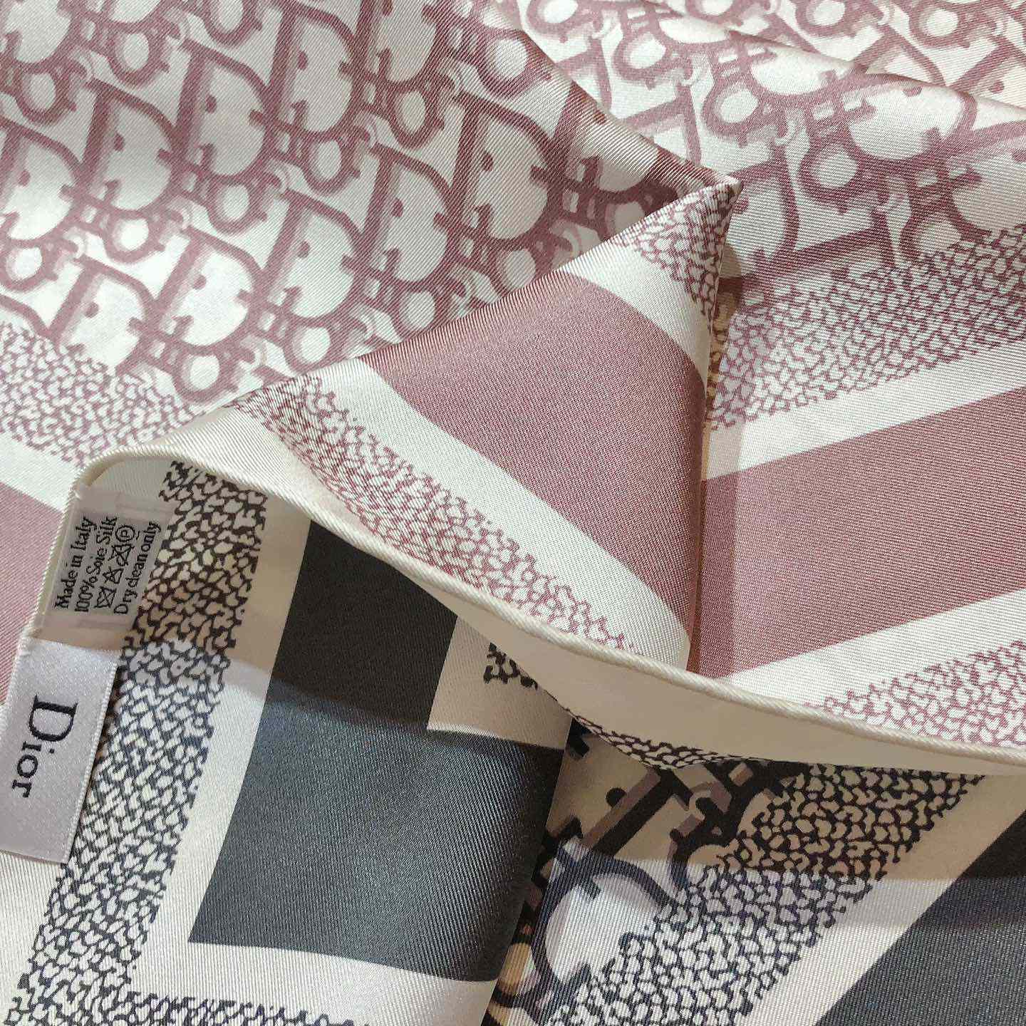 Dior Oblique Diortwin 90 Square Scarf - DopestKickz