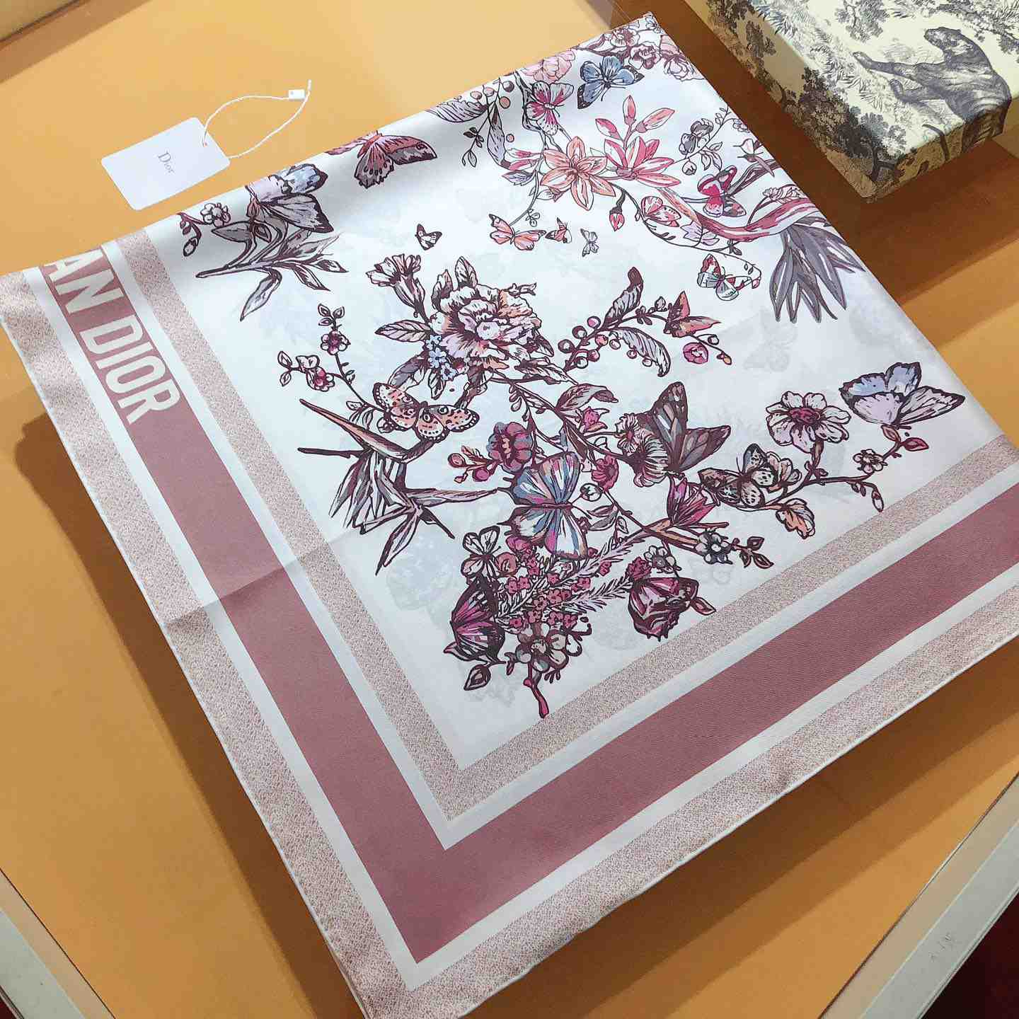 Dior Toile De Jouy Mexico 90 Square Scarf - DopestKickz