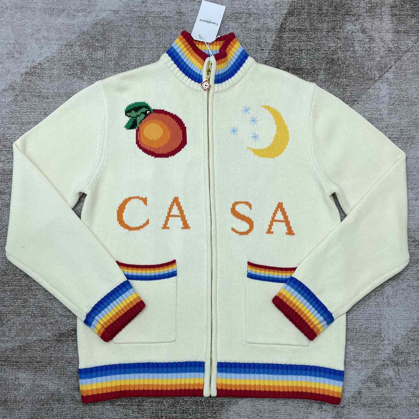 Casablanca Casa Club Knitted Jacket - DopestKickz