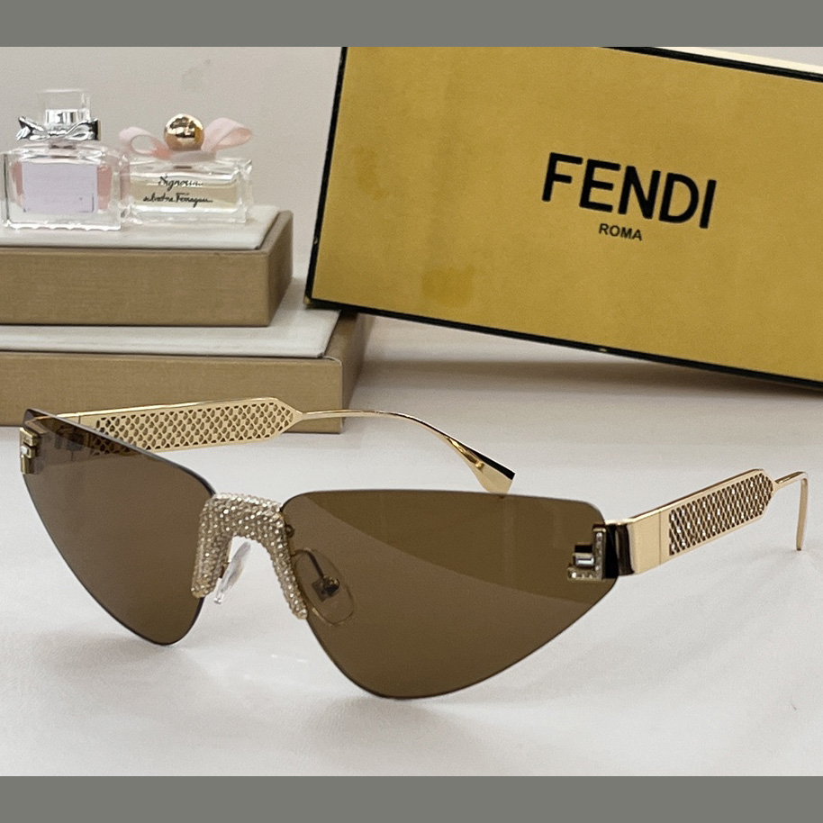 Fendi First Crystal Metal Sunglasses      FOL084V1 - DopestKickz