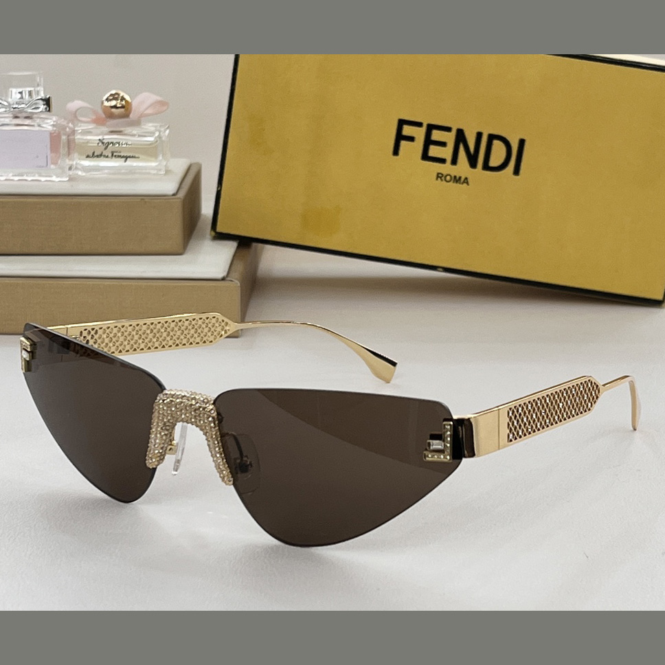 Fendi First Crystal Metal Sunglasses      FOL084V1 - DopestKickz