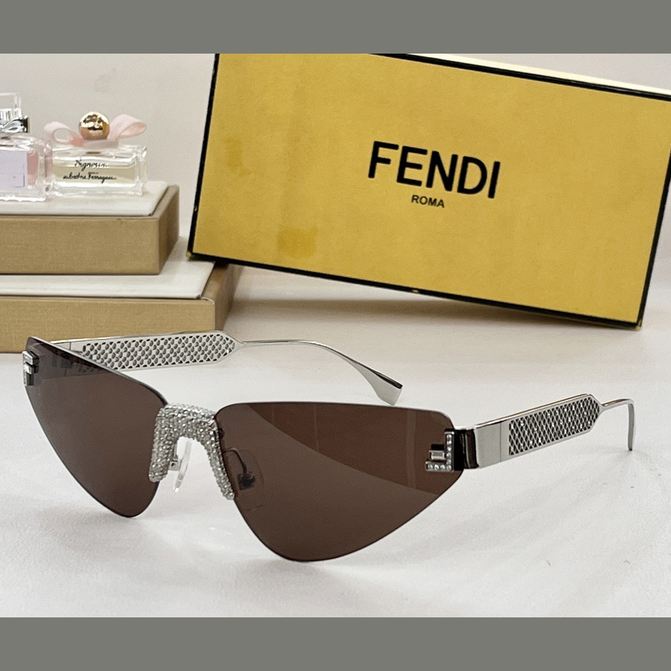 Fendi First Crystal Metal Sunglasses      FOL084V1 - DopestKickz