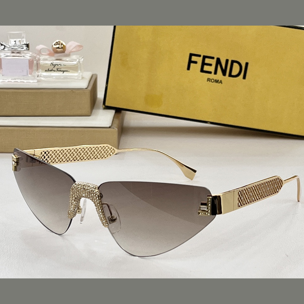 Fendi First Crystal Metal Sunglasses      FOL084V1 - DopestKickz