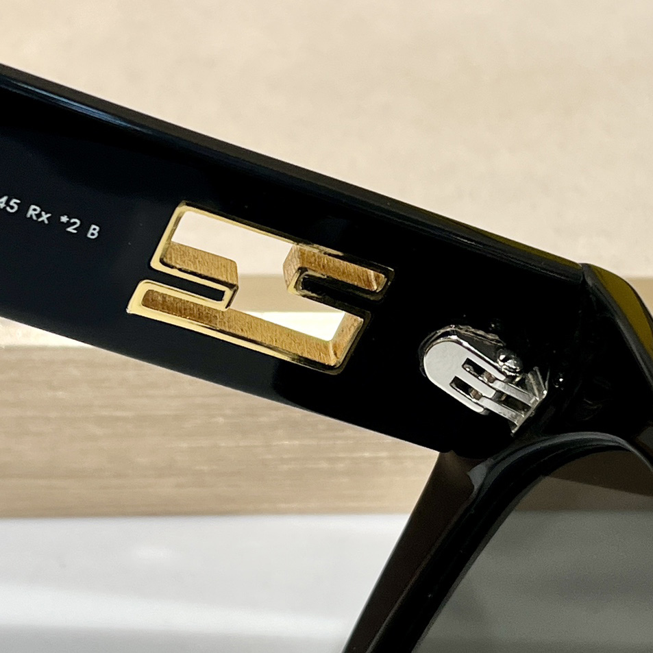 Fendi Baguette Black Acetate Sunglasses - DopestKickz