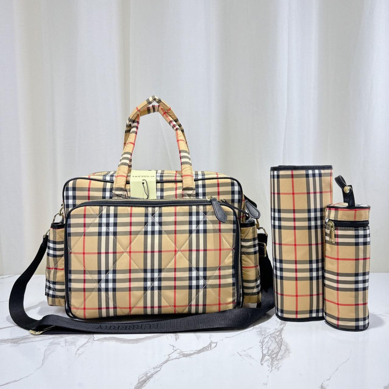 Burberry Check Baby Changing Bag - DopestKickz