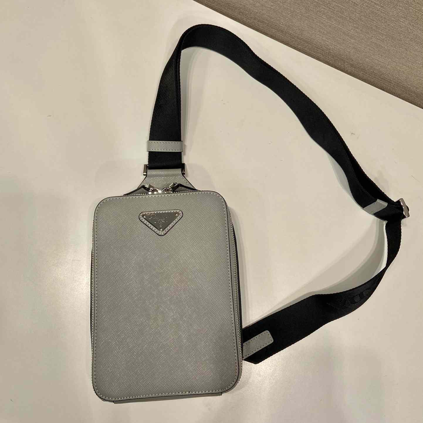 Prada Brique Saffiano Leather Bag - DopestKickz