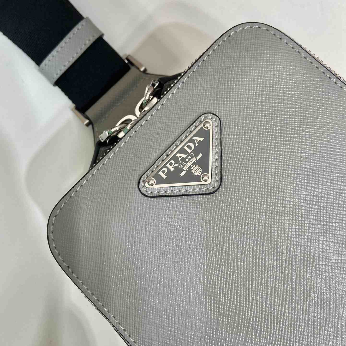 Prada Brique Saffiano Leather Bag - DopestKickz
