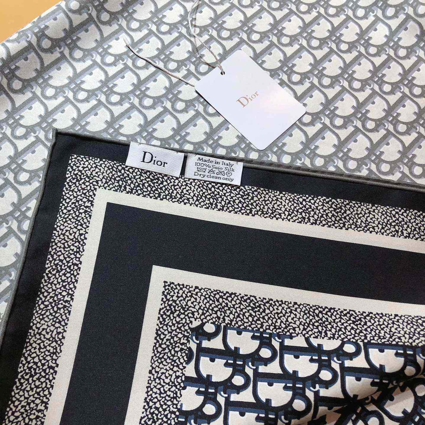 Dior Oblique Diortwin 90 Square Scarf - DopestKickz