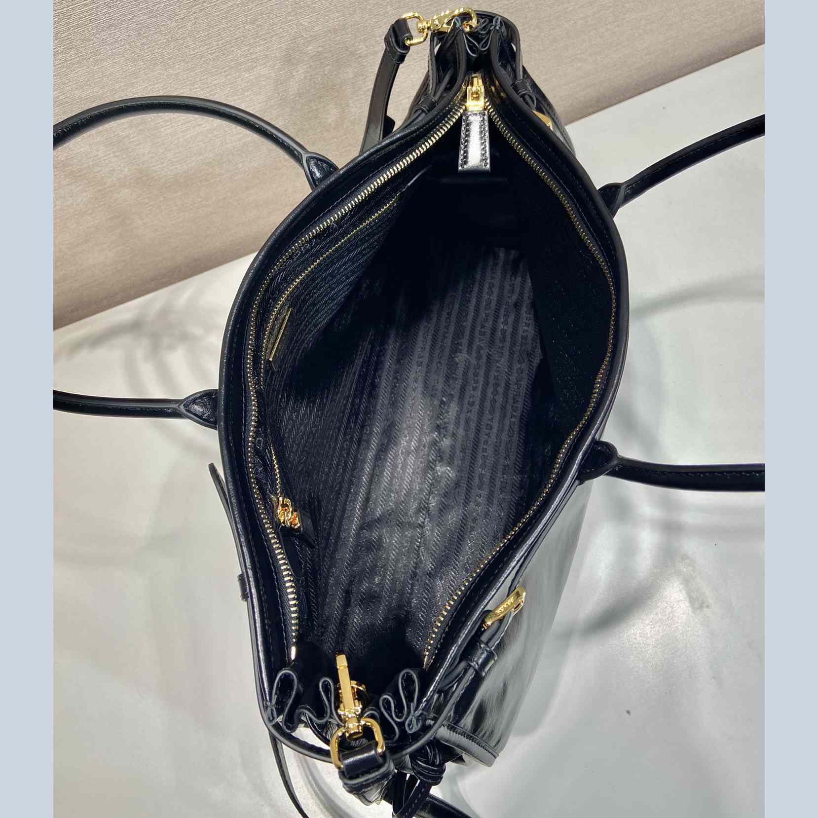 Prada Large Leather Handbag - DopestKickz