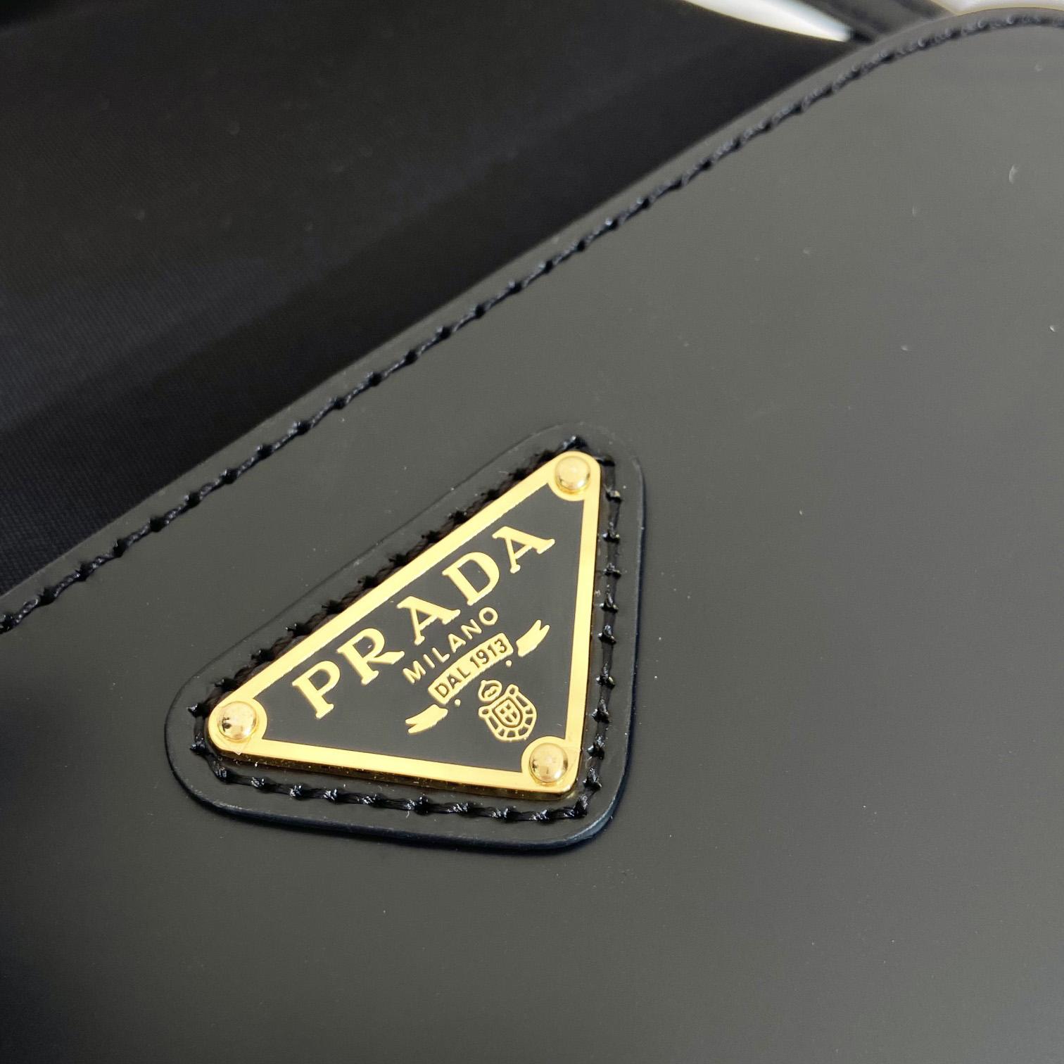 Prada Duet Re-Nylon And Brushed Bucket Bag - DopestKickz