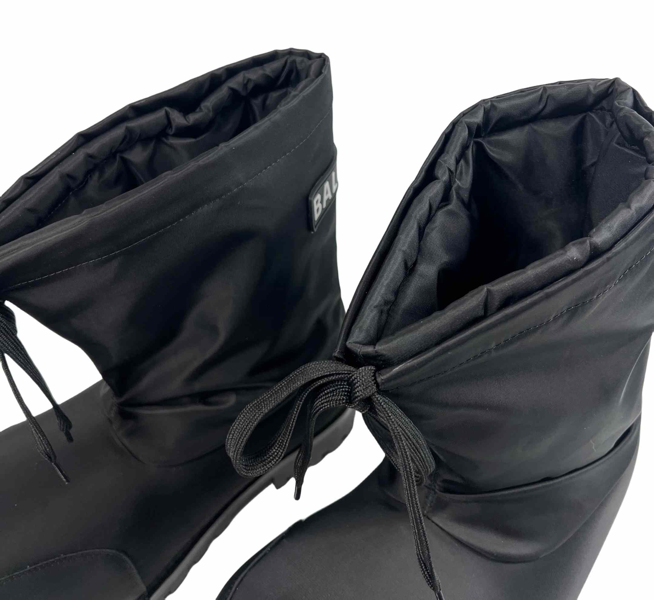 Balenciaga Alaska Low Boot In Black Nylon - DopestKickz