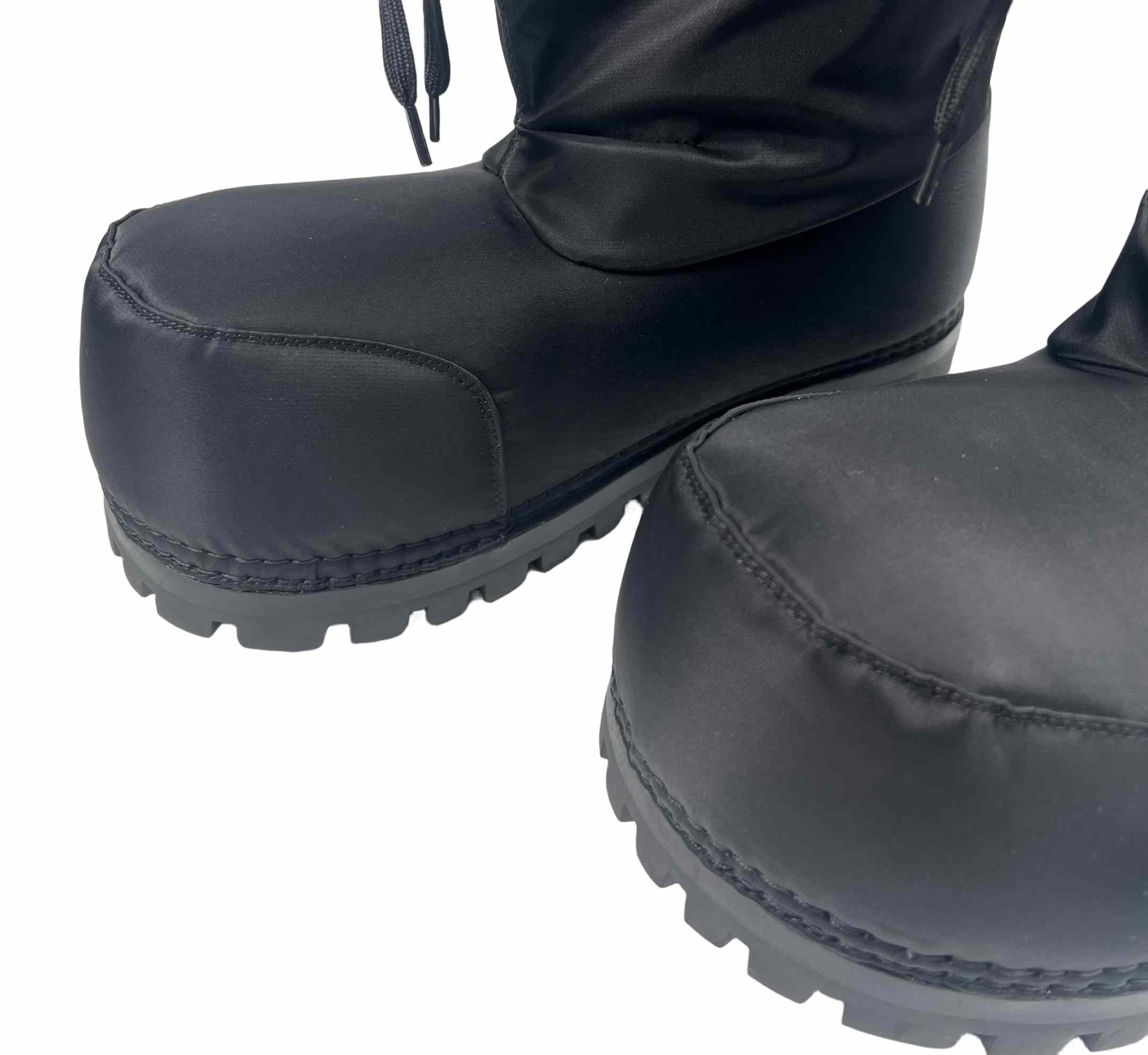 Balenciaga Alaska Low Boot In Black Nylon - DopestKickz