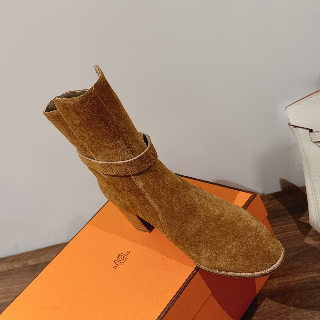 Hermes Frenchie 50 Ankle Boot - DopestKickz