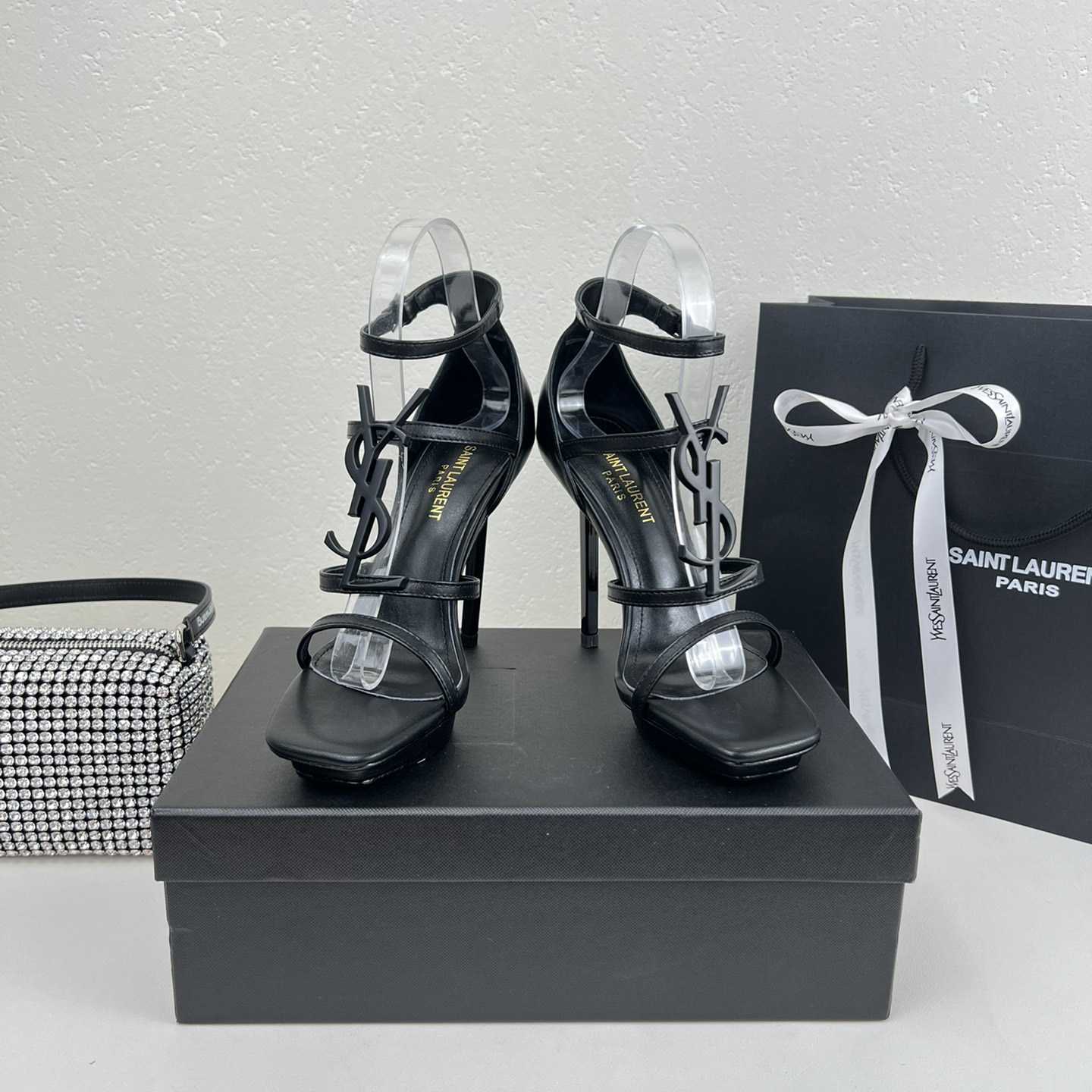 Saint Laurent Cassandra Sandals - DopestKickz