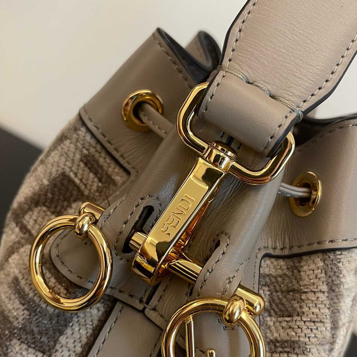 Fendi Mini Mon Tresor Ff Canvas Bag (18-12-10cm) - DopestKickz