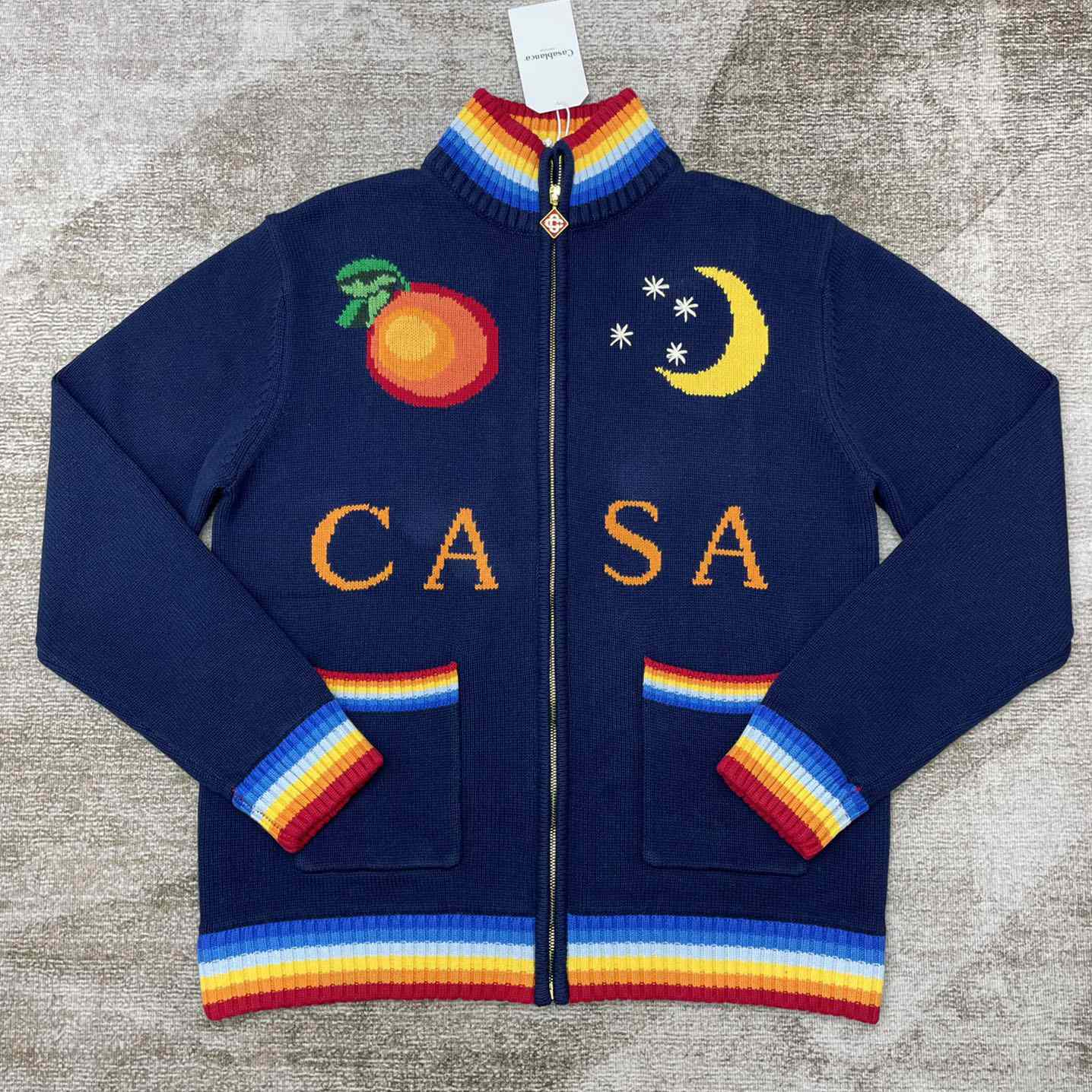Casablanca Casa Club Knitted Jacket - DopestKickz