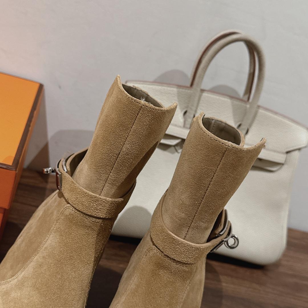 Hermes Frenchie 50 Ankle Boot - DopestKickz