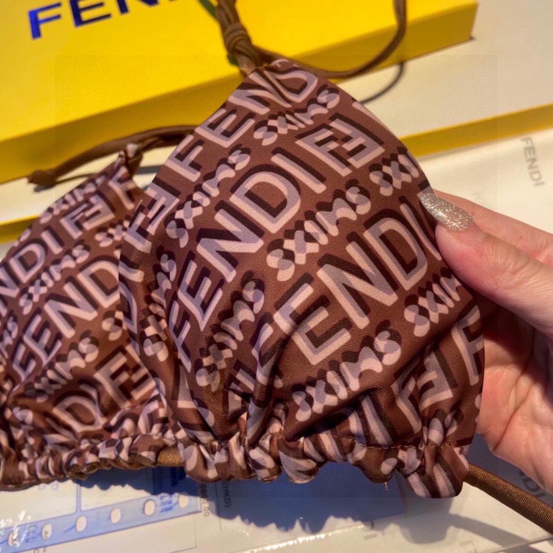 Fendi Logo Two-Pieces Bikini - DopestKickz
