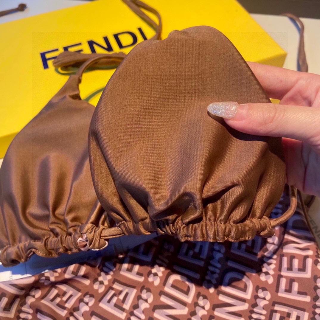 Fendi Logo Two-Pieces Bikini - DopestKickz