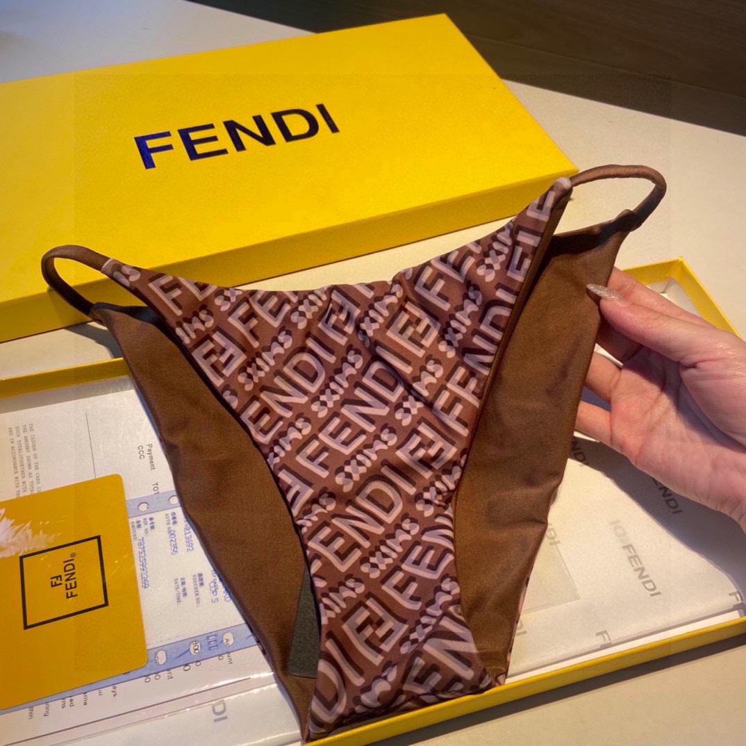 Fendi Logo Two-Pieces Bikini - DopestKickz
