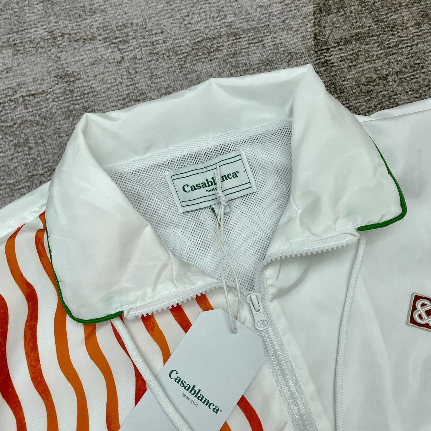 Casablanca Casa Sport Tracksuit Top 'White' - DopestKickz