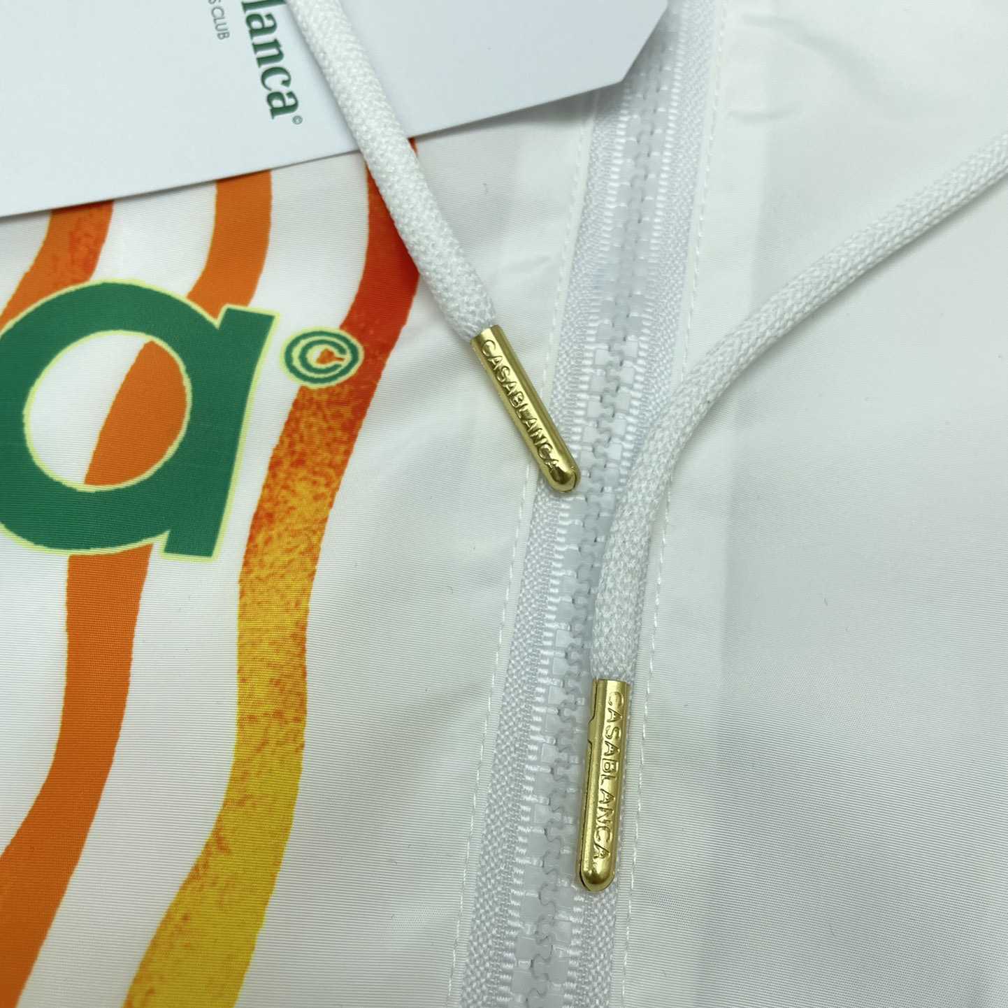 Casablanca Casa Sport Tracksuit Top 'White' - DopestKickz