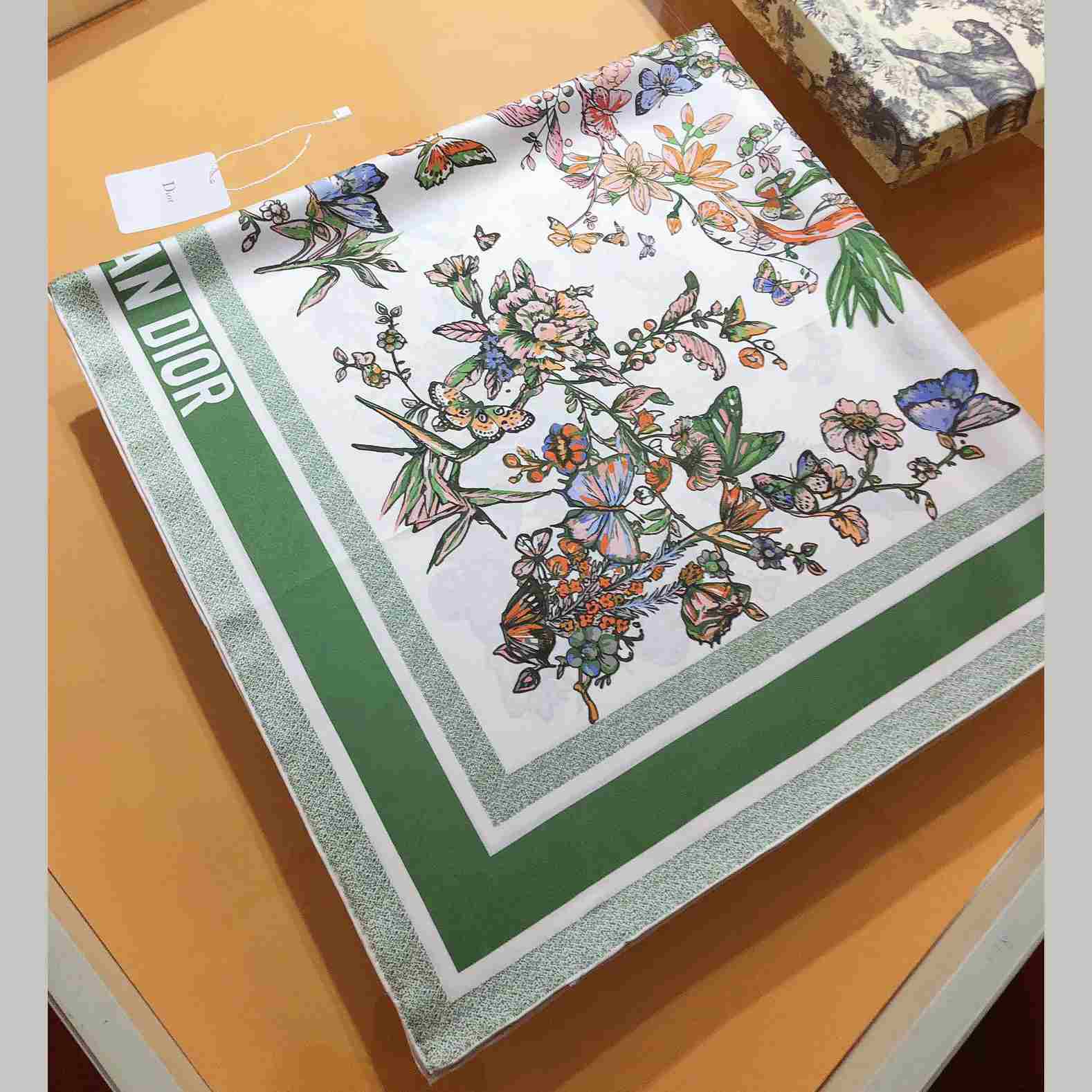 Dior Toile De Jouy Mexico 90 Square Scarf - DopestKickz