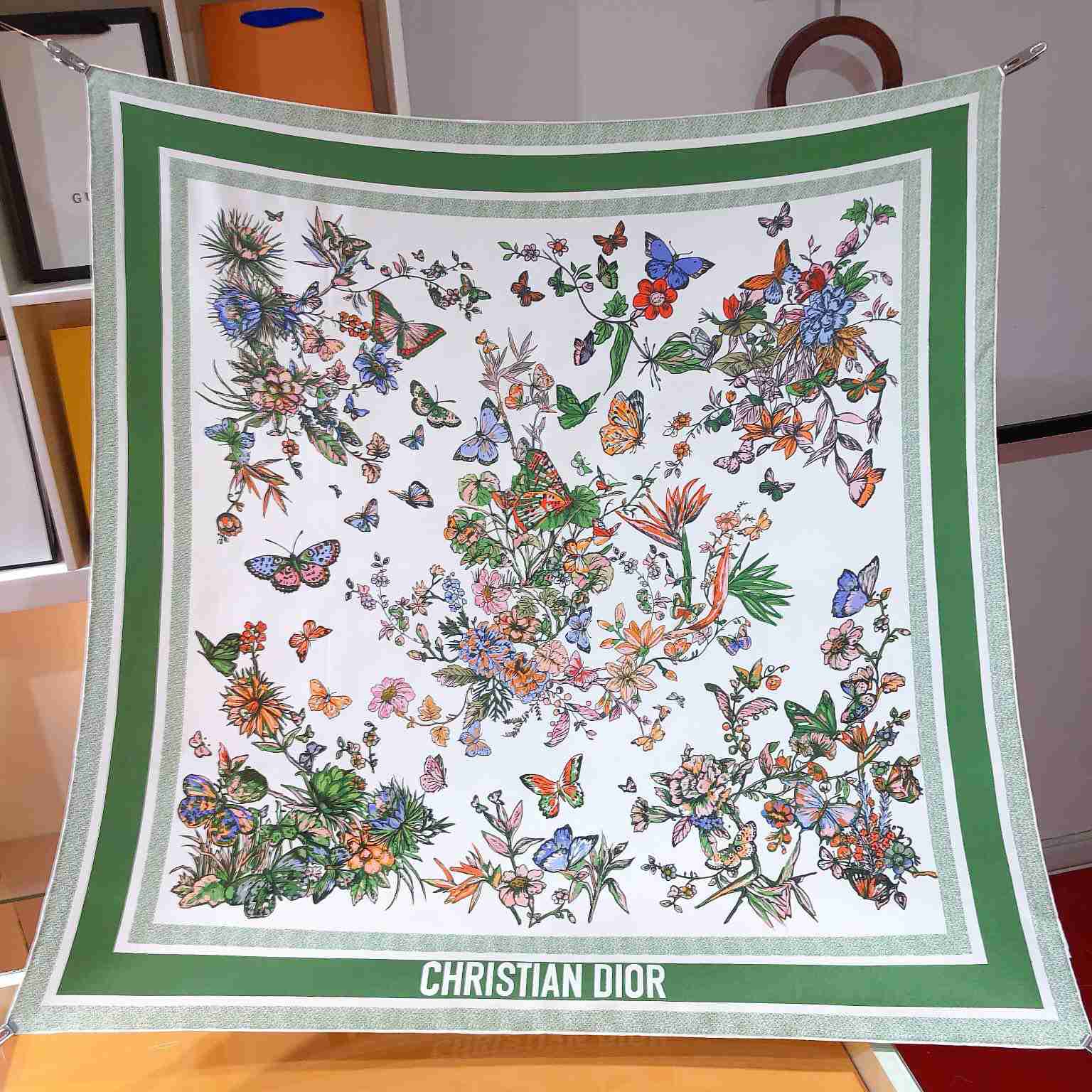 Dior Toile De Jouy Mexico 90 Square Scarf - DopestKickz